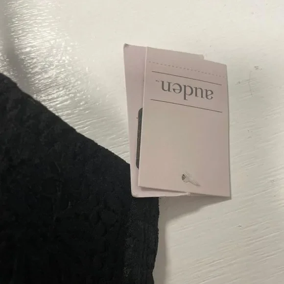 $ Auden Womens Push Up Demi Coverage Racerback Bra Size 36DD Black NWT - Picture 3 of 4